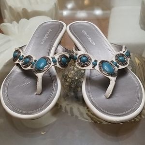 Dress Barn thong slides
